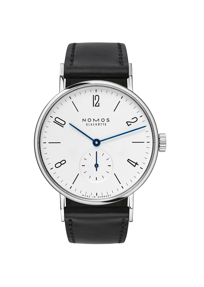 NOMOS Glashütte Tangente – Archivfoto der Modellfamilie; aktuelle Referenz und Werk wie beschrieben.